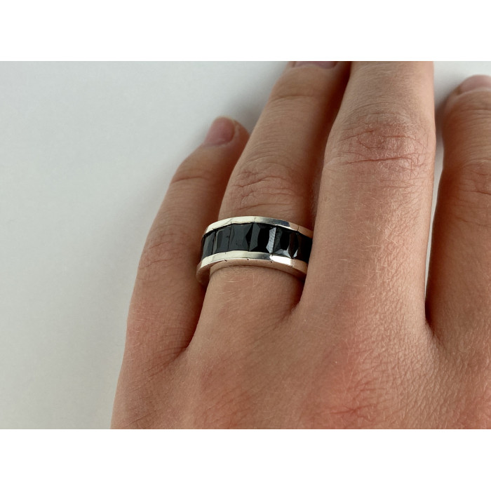 Sky Jewelry Серебряное кольцо 925 пробы с синими фианитами