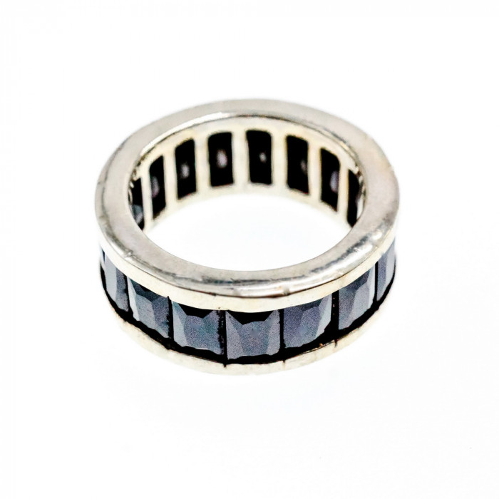 Sky Jewelry Серебряное кольцо 925 пробы с синими фианитами