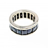 Sky Jewelry Серебряное кольцо 925 пробы с синими фианитами