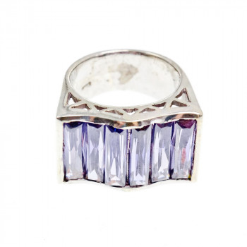 Sky Jewelry Серебряное кольцо с Фиолетовым Турмалином    Восторг