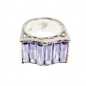 Sky Jewelry Серебряное кольцо с Фиолетовым Турмалином    Восторг