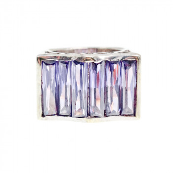 Sky Jewelry Серебряное кольцо с Фиолетовым Турмалином    Восторг
