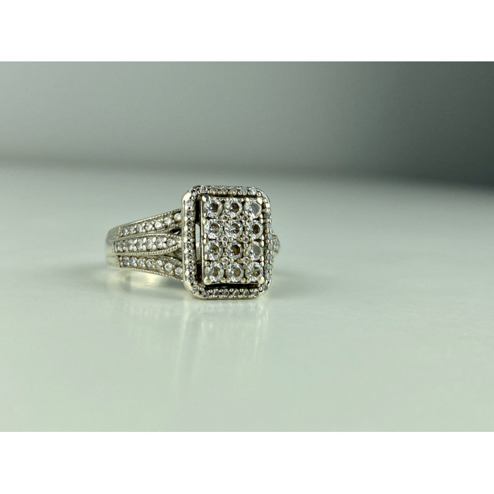 Sky Jewelry Серебряное кольцо 925 пробы с Фианитами   Королева