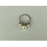 Sky Jewelry Серебряное кольцо с Жемчугом и Рубинами