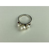 Sky Jewelry Серебряное кольцо с Жемчугом и Рубинами