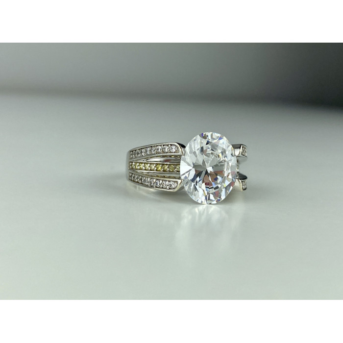 Sky Jewelry Серебряное кольцо 925 пробы с Фианитами    Грация