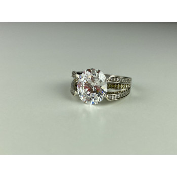 Sky Jewelry Серебряное кольцо 925 пробы с Фианитами    Грация