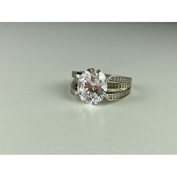 Sky Jewelry Серебряное кольцо 925 пробы с Фианитами    Грация