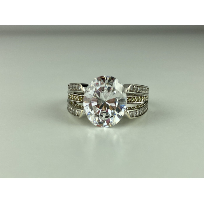 Sky Jewelry Серебряное кольцо 925 пробы с Фианитами    Грация