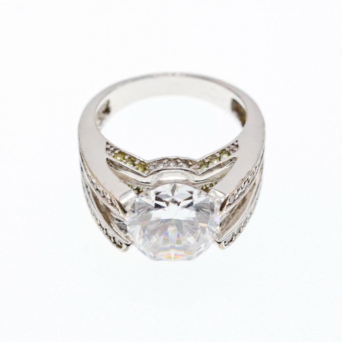 Sky Jewelry Серебряное кольцо 925 пробы с Фианитами    Грация