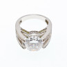 Sky Jewelry Серебряное кольцо 925 пробы с Фианитами    Грация