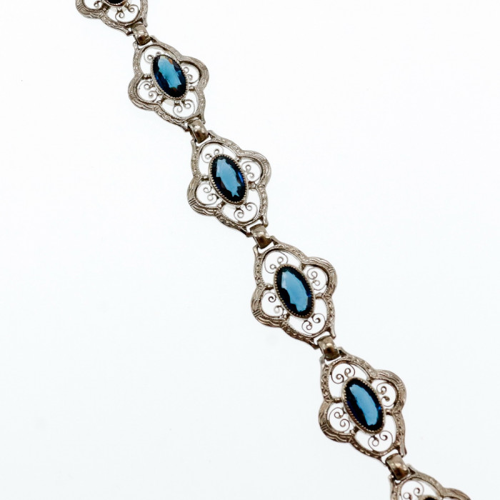 Sky Jewelry Браслет серебро Sterling c сапфиром