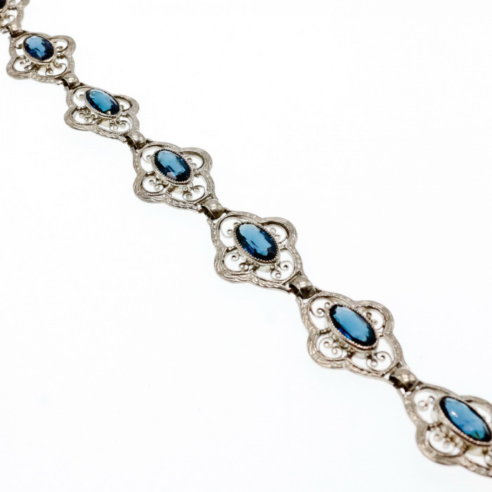 Sky Jewelry Браслет серебро Sterling c сапфиром