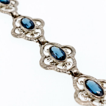 Sky Jewelry Браслет серебро Sterling c сапфиром