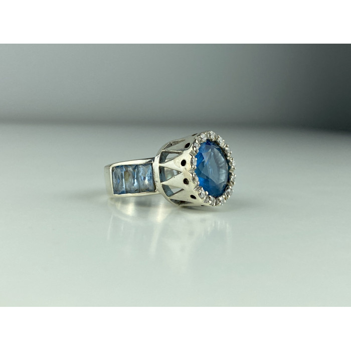 Sky Jewelry Серебряное кольцо 925 пробы с Фианитами    Совершенство