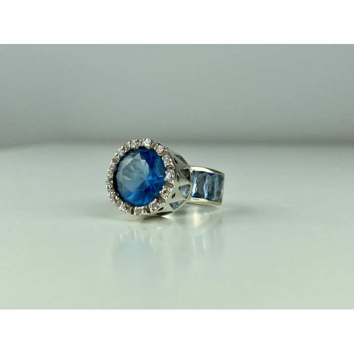 Sky Jewelry Серебряное кольцо 925 пробы с Фианитами    Совершенство