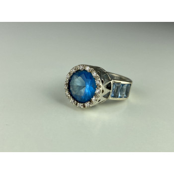 Sky Jewelry Серебряное кольцо 925 пробы с Фианитами    Совершенство