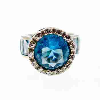 Sky Jewelry Серебряное кольцо 925 пробы с Фианитами    Совершенство