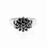 Sky Jewelry Серебряное Кольцо 925 пробы с Сапфирами   Цветок