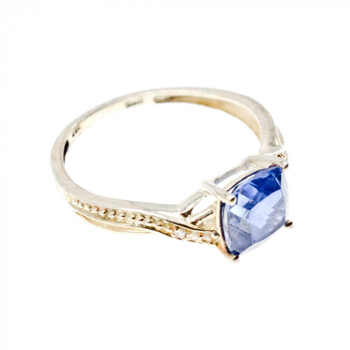 Sky Jewelry Серебряное кольцо с иолитом  Нежность