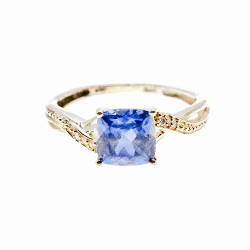 Sky Jewelry Серебряное кольцо с иолитом  Нежность