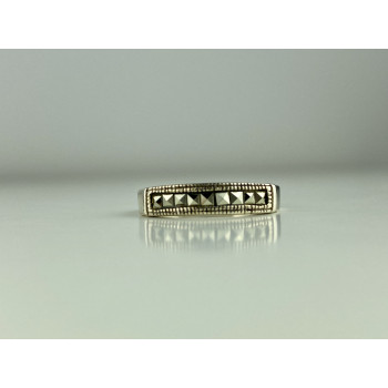 Sky Jewelry Серебряное кольцо 925 пробы с марказитом  Винтаж