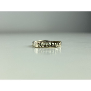 Sky Jewelry Серебряное кольцо 925 пробы с марказитом  Винтаж