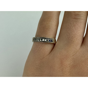 Sky Jewelry Серебряное кольцо 925 пробы с марказитом  Винтаж