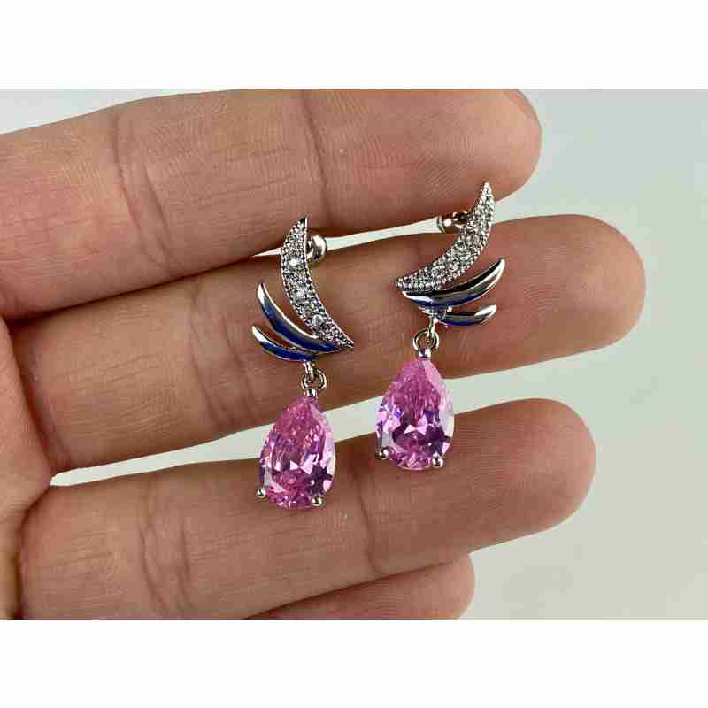 Sky Jewelry Серьги с фианитами Очарование