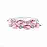 Sky Jewelry Серебряное кольцо 925 пробы с розовыми фианитами Очарование