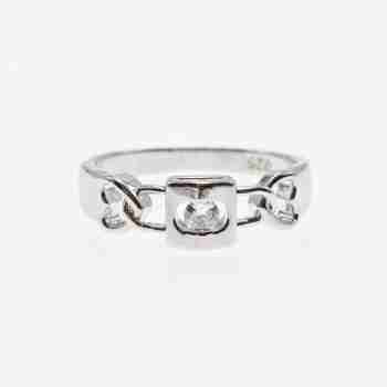 Sky Jewelry Серебряное кольцо 925 пробы с фианитами  Цепи любви