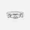 Sky Jewelry Серебряное кольцо 925 пробы с фианитами  Цепи любви