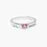 Sky Jewelry Серебряное кольцо 925 пробы с фианитами   Сердце ангела
