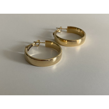 Sky Jewelry Серебряные серьги в позолоте Кольца