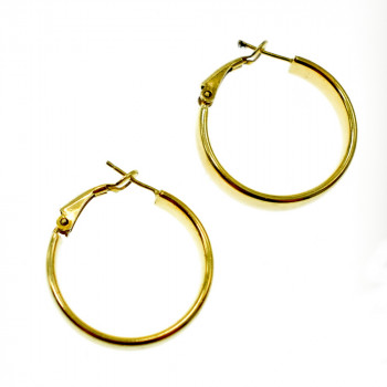 Sky Jewelry Серебряные серьги в позолоте Кольца