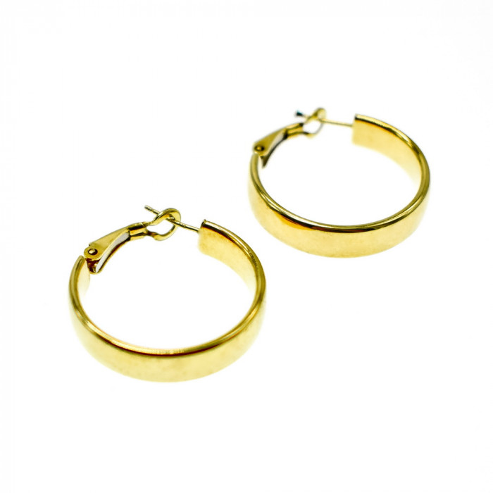 Sky Jewelry Серебряные серьги в позолоте Кольца