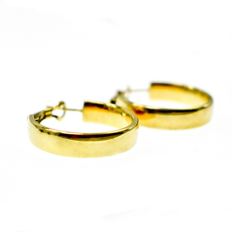 Sky Jewelry Серебряные серьги в позолоте Кольца