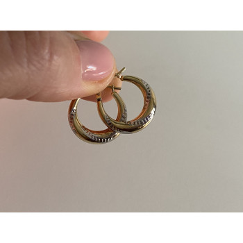 Sky Jewelry Серебряные серьги 925 проба в позолоте 10К (417 проба)