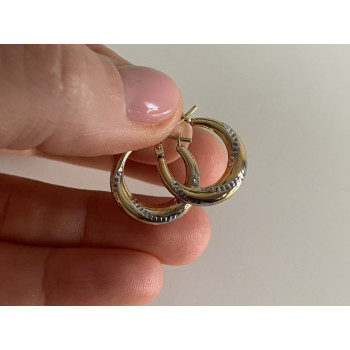 Sky Jewelry Серебряные серьги 925 проба в позолоте 10К (417 проба)