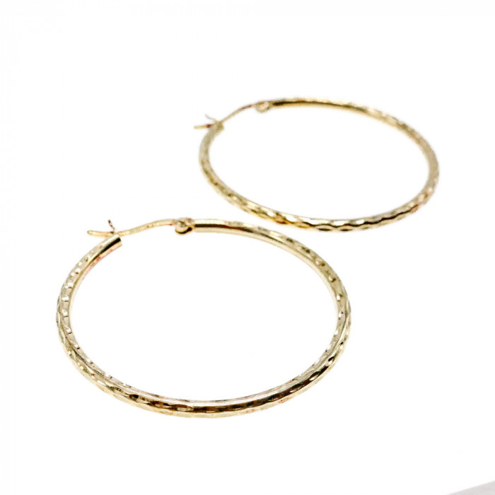 Sky Jewelry Серебряные серьги 925 проба в позолоте  Кольца