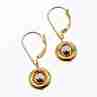 Sky Jewelry Золотые серьги 14К 585 проба    Классика