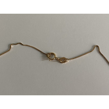 Sky Jewelry Золотая цепочка с кулоном с танзанит и белый сапфир