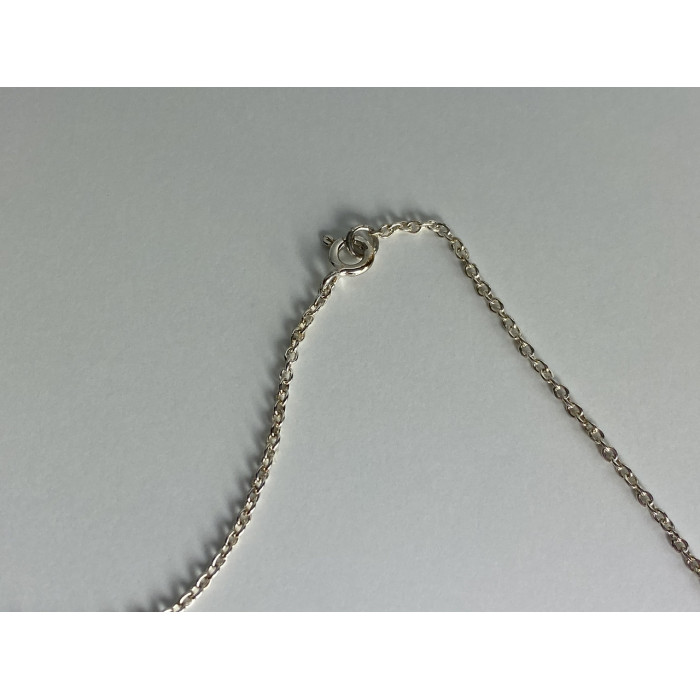 Sky Jewelry Серебряная цепочка с кулоном со шпинелью   Сердце