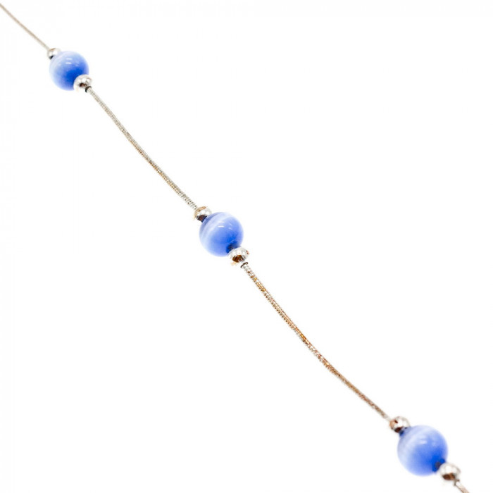 Sky Jewelry Серебряный браслет с ювелирным стеклом   Радость