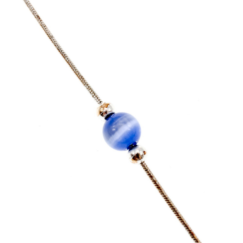 Sky Jewelry Серебряный браслет с ювелирным стеклом   Радость