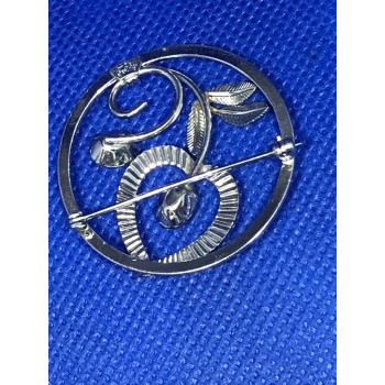 Sky Jewelry Серебряная брошь Sterling c топазом