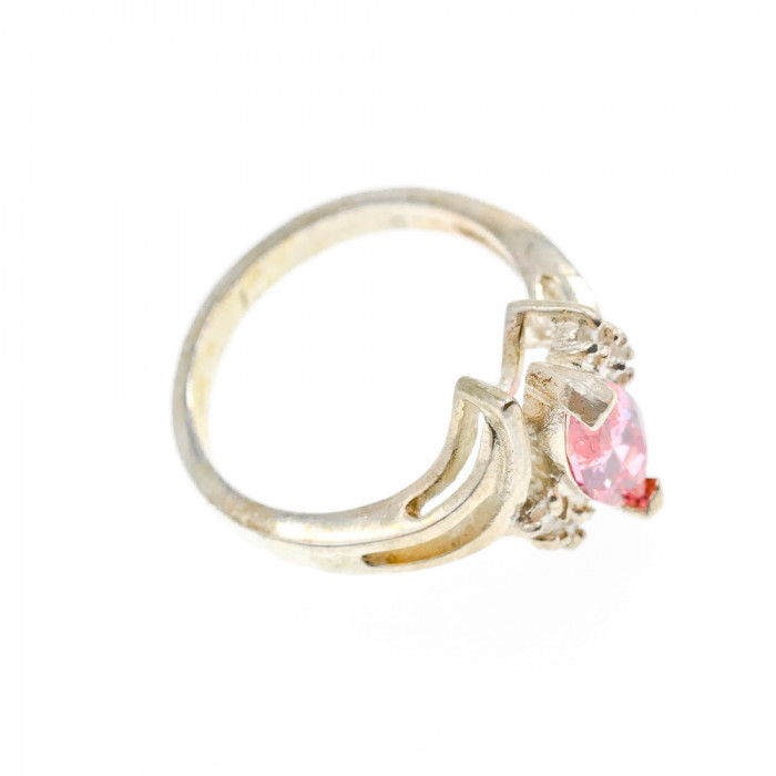 Sky Jewelry Кольцо из серебра с фианитами Нежность 221