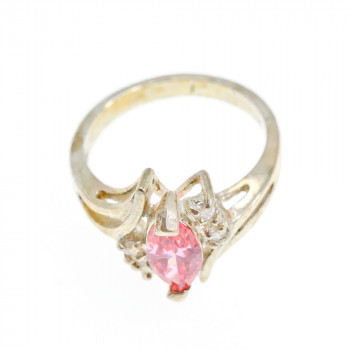 Sky Jewelry Кольцо из серебра с фианитами Нежность 221