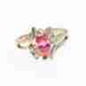 Sky Jewelry Кольцо из серебра с фианитами Нежность 221