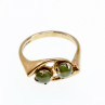 Sky Jewelry Кольцо из серебра в позолоте с нефритом